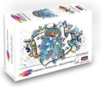 Rainbow wooden puzzles