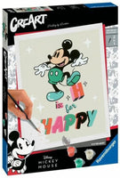 Schilder op nummer Mickey Mouse