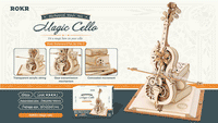 3D Muziekdoos Magic Cello