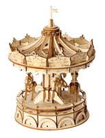 3D Houten Merry-Go-Round