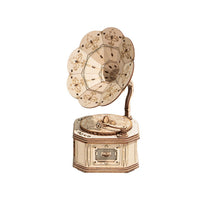 3D Houten Grammofoonspeler