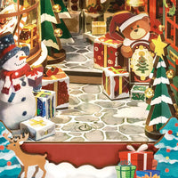 EXCLUSIEF! | Robotime Book Nook Christmas Street