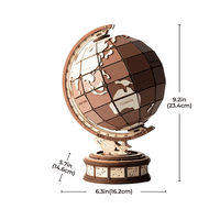 3D Houten Puzzel Globe Wonders