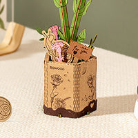 3D Houten Pink Carnation