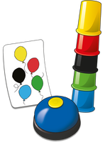 Stapelgekke Speed cups - 6 spelers