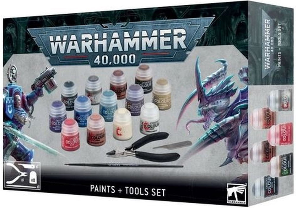 Warhammer 40K Paints + Tools Set 60-12