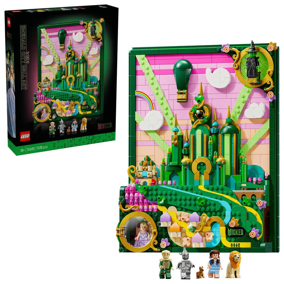 Lego Wicked Emerald city wall 75685