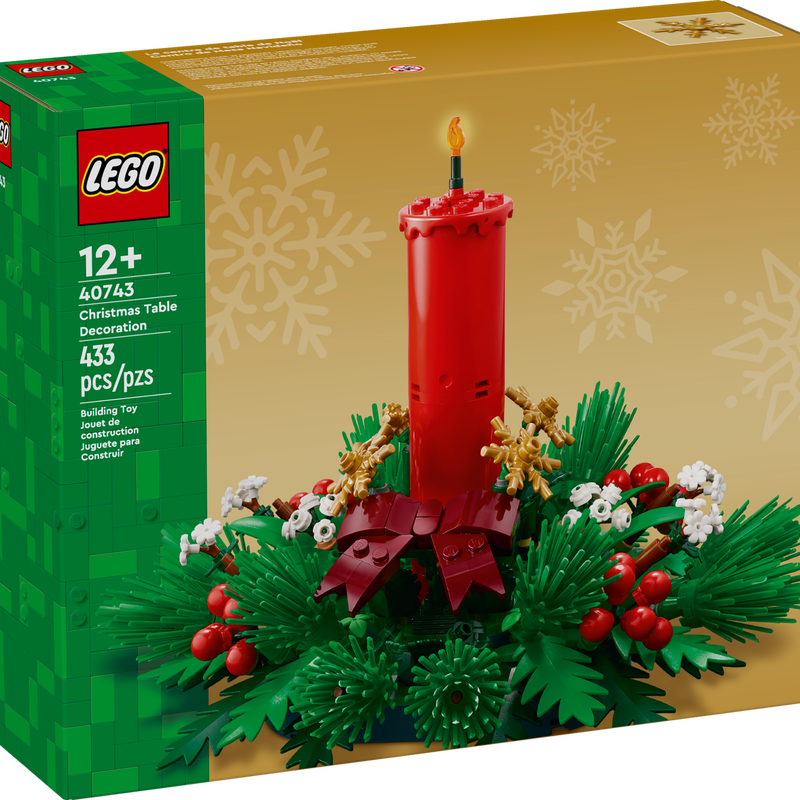 Lego Christmas table deco 40743