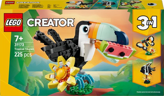 Lego Creator 3in1 Wilde Dieren: Tropische Toekan 31173