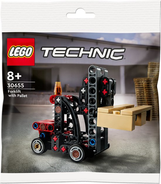 LEGO Technic Heftruck met Pallet 30655
