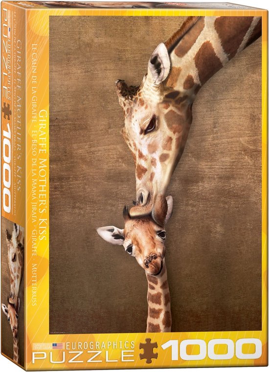 Giraffe Mother's Kiss