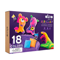 Okto 18 colors Set with air clay