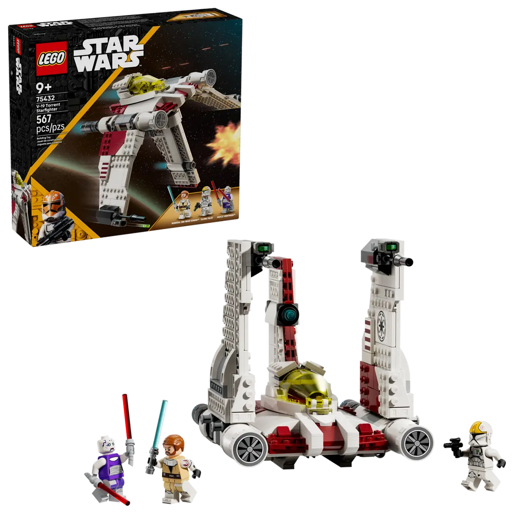 Lego Star Wars V-19 Torrent starfighter 75432