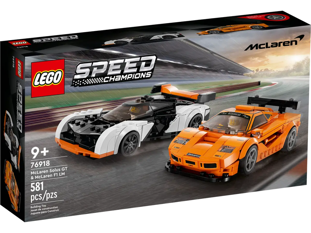 Lego McLaren Solus GT & McLaren F1 LM 76918