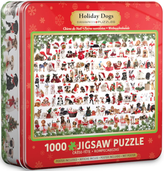 Holyday dogs Tin