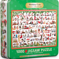 Holiday Cats Tin