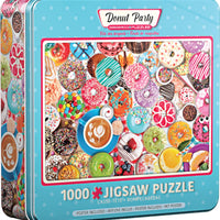 Donut party tin