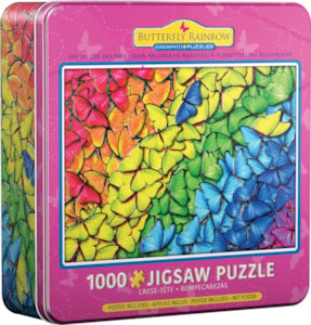 Butterfly Rainbow tin