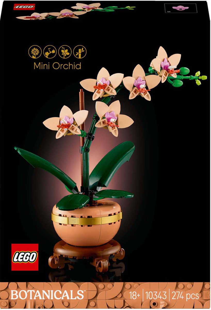 Lego Mini orchidee 10343