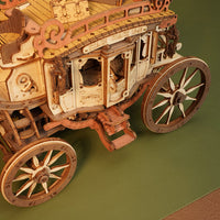 Mechanical Music Box Stagecoach