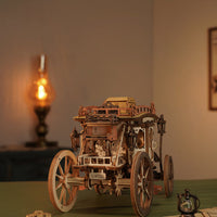 Mechanical Music Box Stagecoach