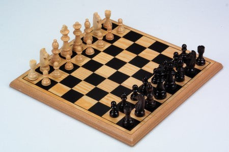 Houten Schaak/Dam spel