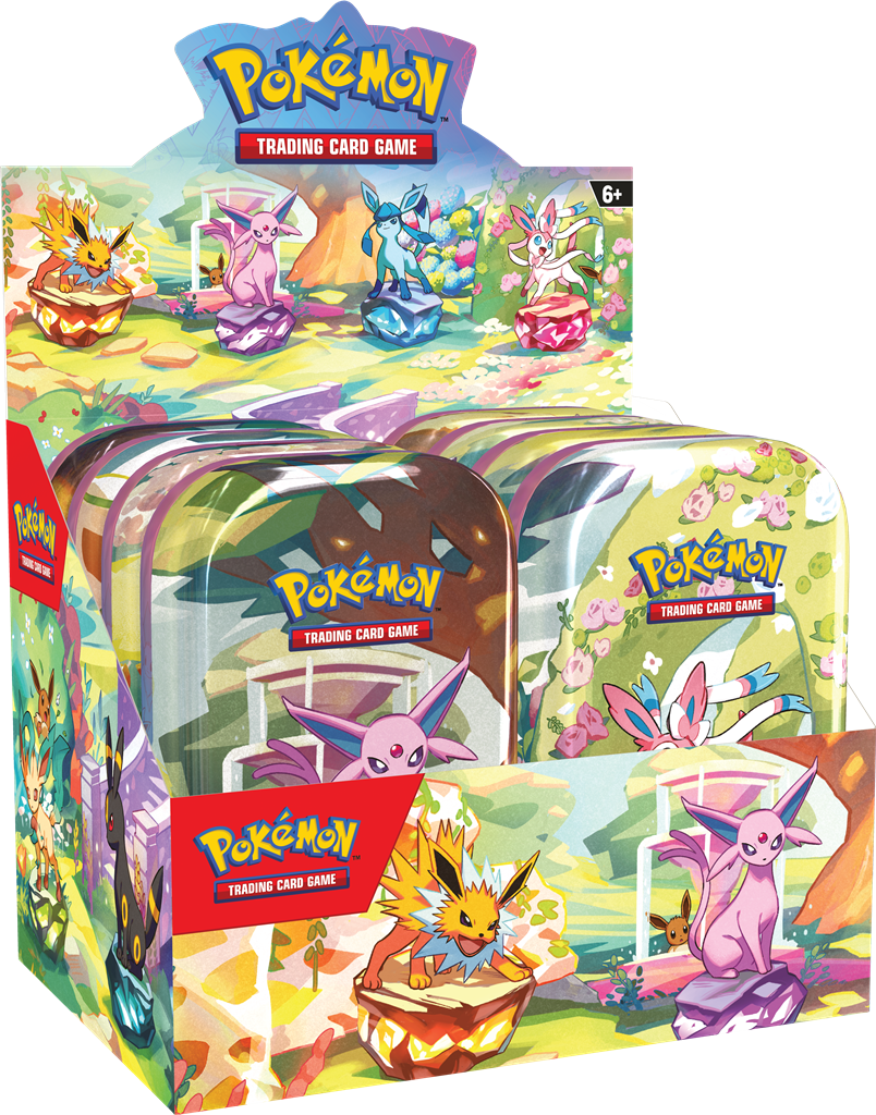 Pokemon: Prismatic Evolutions mini tin Diaplay