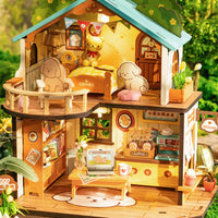 
              Puppy’s Cozy Villa met LED verlichting
            