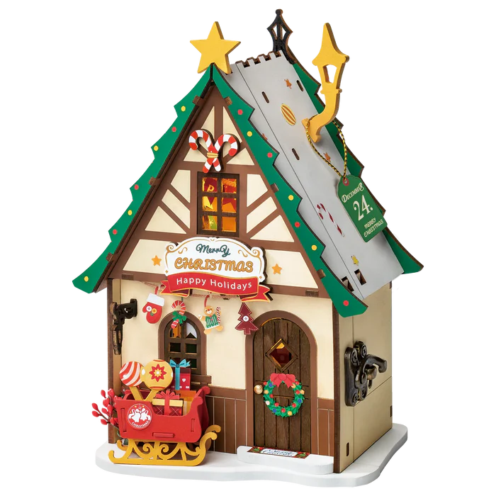 PRE-ORDER - Robotime Twinkling Christmas House