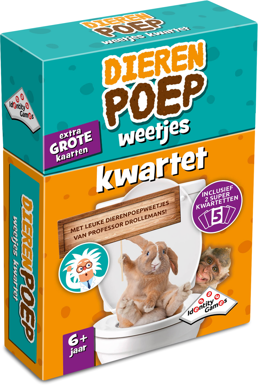 Dierenpoep weetjes kwartet