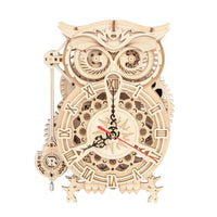 
              3D Houten Owl Clock
            