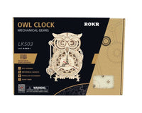 
              3D Houten Owl Clock
            