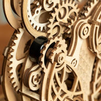 3D Houten Owl Clock