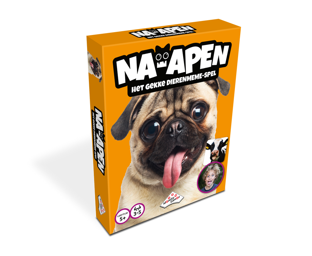 Na-Apen gekke-dieren-meme spel