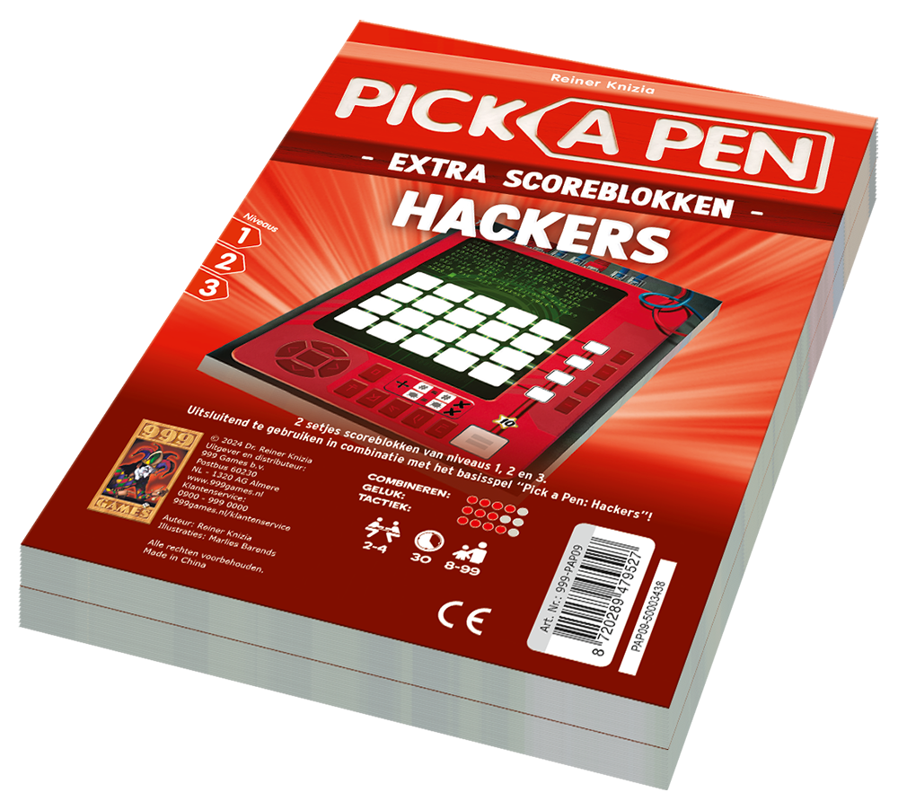 Pick a Pen Hackers Scoreblok