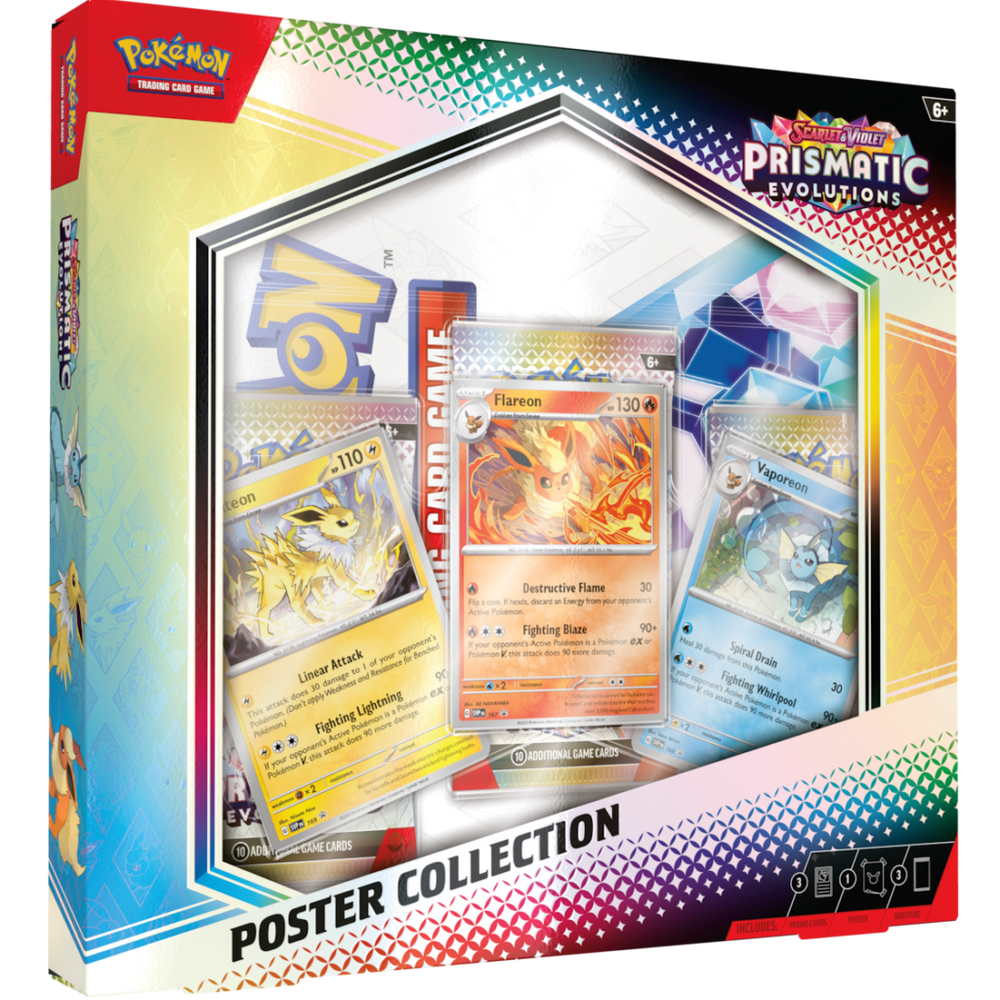 Pokemon TCG SV08.5 Prismatic Evolutions Poster Coll.