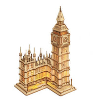 3D Houten , Big Ben incl. verlichting