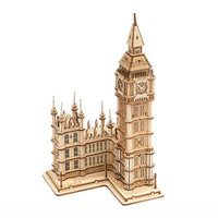 3D Houten , Big Ben incl. verlichting