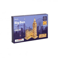 3D Houten , Big Ben incl. verlichting