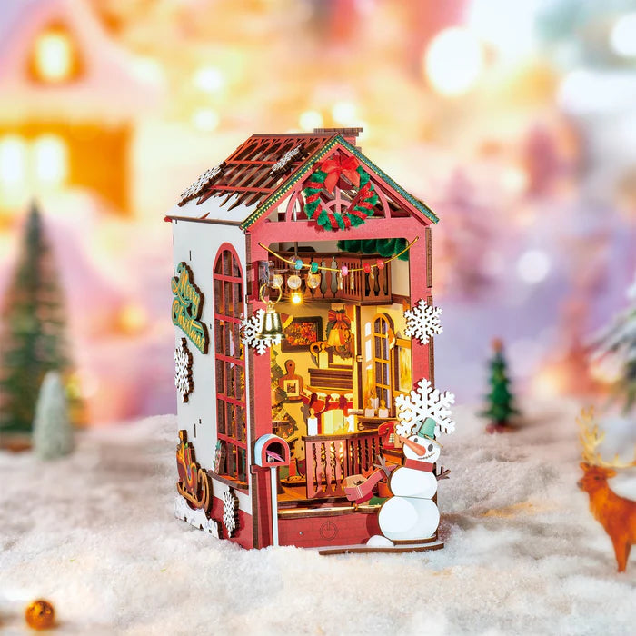 PRE-ORDER - EXCLUSIEF! | Robotime Book Nook Christmas Indoor Scene