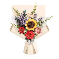 3D Wooden Flower Bouquet