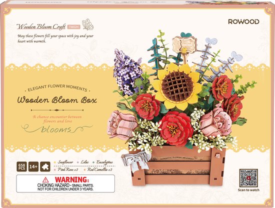 Wooden Bloom Box