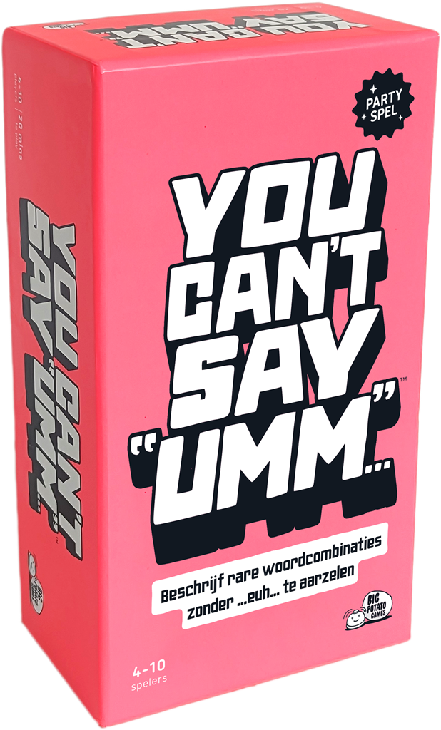 You can’t say “umm”