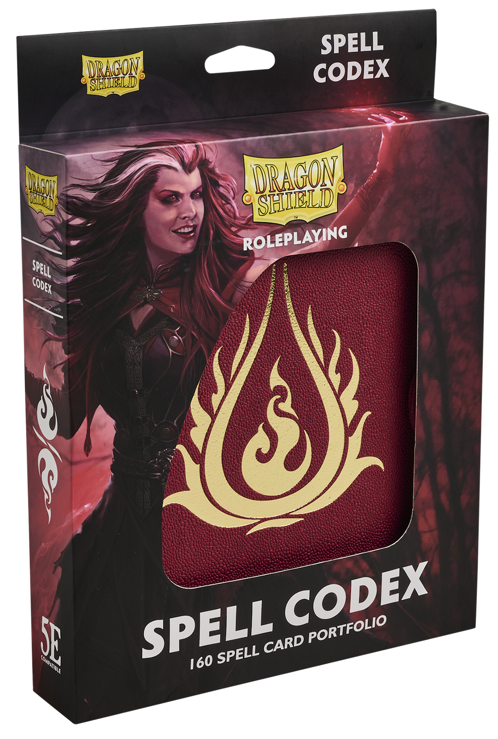 Dragon shield - Spell Codex 160 portfolio Blood red