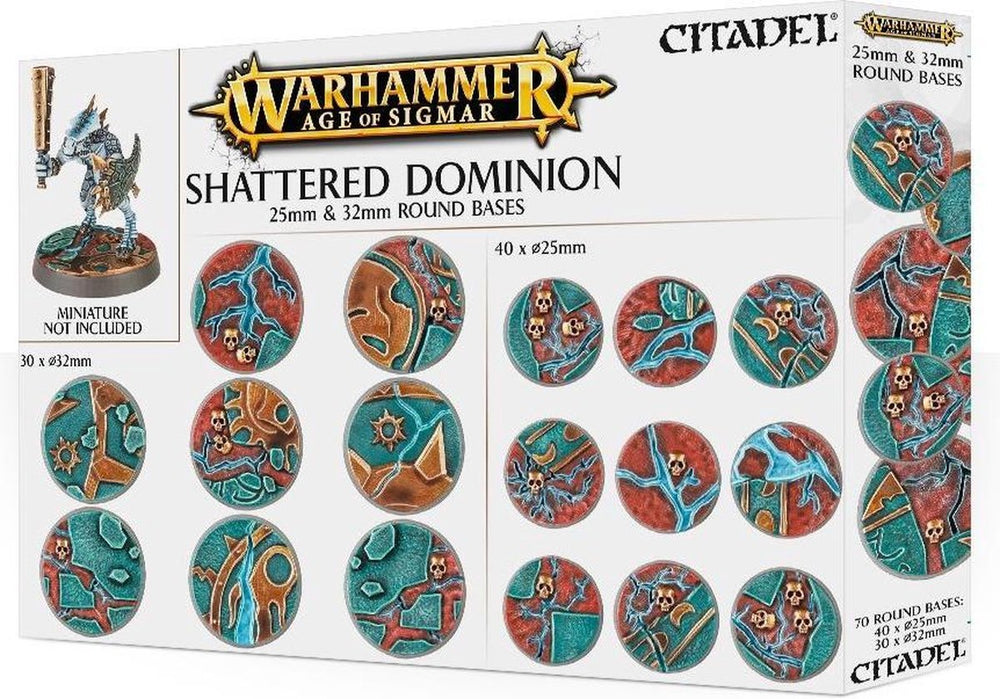 Shattered Dominion 25 & 32mm Round Bases 66-96