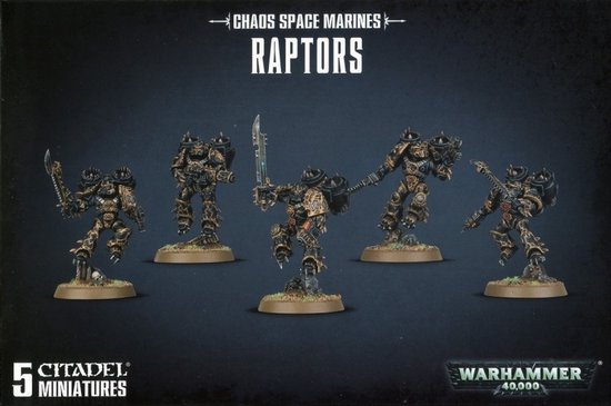 Chaos space marines Raptors 43-13