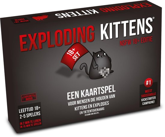 Exploding Kittens NSFW Editie - Nederlandstalig