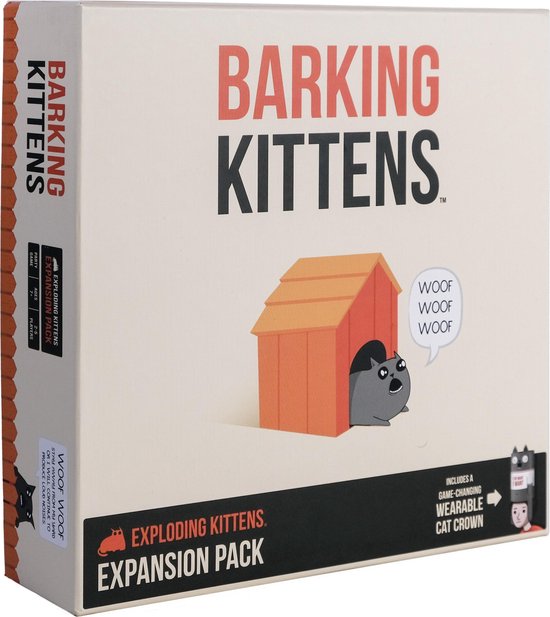 Exploding Kittens Barking Kittens Uitbreiding - Engelstalig