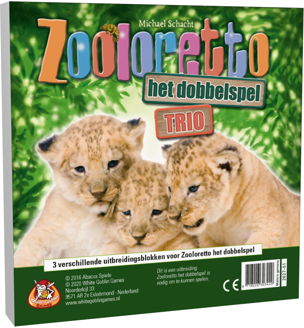 Zooloretto: Het Dobbelspel Trio (variatiebloks)
