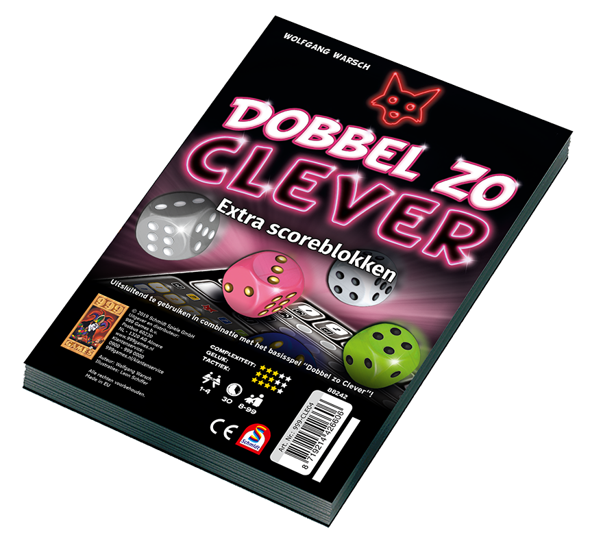 Scoreblok Dobbel zo Clever.
